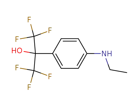 2-(4-ethylamino-phenyl)-1,1,1,3,3,3-hexafluoro-propan-2-ol